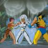 X-Men Savage Land, Strange Heart, Part Two  Wolverine, Storm, and Jubilee Production Cel (1994) - ID: jun24114 Marvel