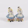 1950s Alice in Wonderland Salt and Pepper Shakers by Regal China - ID: leeds0022ali Disneyana