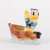 1940s Donald Duck Sailboat Ceramic Planter by Modern Ceramic Products - ID: leeds0028don Disneyana