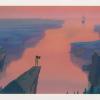 Pocahontas Sunset Cliff Color Reference Image Studio Print (1995) - ID: mar23179 Walt Disney