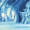 Godzilla The Deadly Asteroid Snow Cavern Production Background (1979) - ID: mar23231 Hanna Barbera