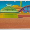 Casper and the Angels Space Circus Pan Production Background (1979) - ID: mar23292 Hanna Barbera