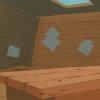 Smurfs Wooden Table Production Background (1980s) - ID: mar23474 Hanna Barbera