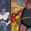 X-Men "A Rogue's Tale" Blob, Pyro, and Avalanche Production Cel (1994) - ID: mar24179 Marvel