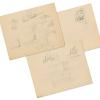 Collection of (3) Snow White and the Seven Dwarfs Development Drawings (1937) - ID: mar24241 Walt Disney