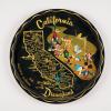 Disneyland California Cities and Landmarks Souvenir Metal Serving Tray (c.1970s) - ID: may22448 Disneyana