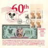 Mickey Mouse 60th Anniversary First Day Disney Dollar (1988) - ID: may23283 Disneyana