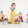 8-Piece Snow White and the Seven Dwarfs Ceramic Figurine Set (1970s) - ID: may24033 Disneyana