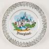 Disneyland Sleeping Beauty Castle Souvenir Plate (c.1970s/1980s) - ID: nov23354 Disneyana