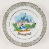 Disneyland Sleeping Beauty Castle Souvenir Plate (c.1970s/1980s) - ID: nov23355 Disneyana