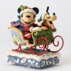 Mickey and Pluto “Laughing All the Way” Music Box Figurine (2016) - ID: 045544849180 Disneyana