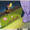 Ren and Stimpy Reverend Jack Production Cel and Background (1995) - ID: jun22492 Nickelodeon