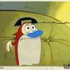 Ren and Stimpy Stupid Sidekick Union & Terminal Stimpy Production Cel and Background (1995) - ID: jun22493 Nickelodeon