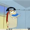 Ren and Stimpy Stupid Sidekick Union & School Mates Production Cel and Background (1995) - ID: jun22495 Nickelodeon