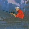 Jonny Quest “Pursuit of the Po-Ho” Race Bannon Production Cel (1964) - ID: mar23389 Hanna Barbera