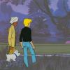 Jonny Quest “Pursuit of the Po-Ho” Jonny, Hadji, and Bandit Production Cel (1964) - ID: mar23468 Hanna Barbera
