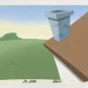 The Ren and Stimpy Show School Mates Roof Production Background (1995) - ID: mar23501 Nickelodeon