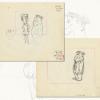 The Flintstones “Return of Stoney Curtis” Pair of Layout Drawings (1965) - ID: may22585 Hanna Barbera