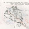 Ren and Stimpy Royal Canadian Kilted Yaksmen Jasper Layout Drawing (1993) - ID: may23343 Nickelodeon