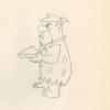 The Flintstones "The Girls' Night Out" Fred Flintstone Production Drawing (1961) - ID: may23572 Hanna Barbera