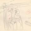 The Flintstones "The Girls' Night Out" Fred Flintstone Production Drawing (1961) - ID: may23574 Hanna Barbera