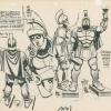Hanna Barbera Samson & Goliath Colosuss of Rhodes Original Model Drawing by Alex Toth (1967) - ID: oct23039 Hanna Barbera